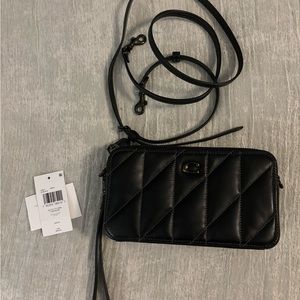 EUC Coach quilted Kira black